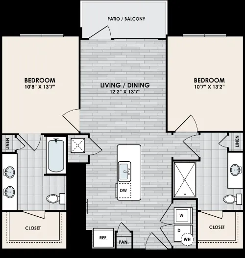 Reserve at Spring Creek Richardson floor plan 1