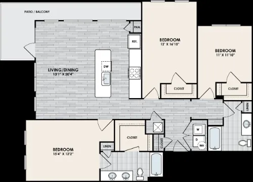 Reserve at Spring Creek Richardson floor plan 10