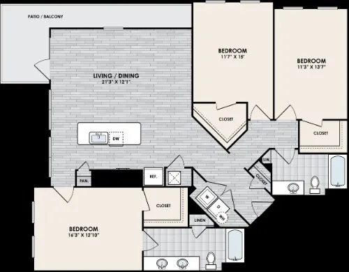 Reserve at Spring Creek Richardson floor plan 11