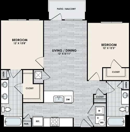 Reserve at Spring Creek Richardson floor plan 2