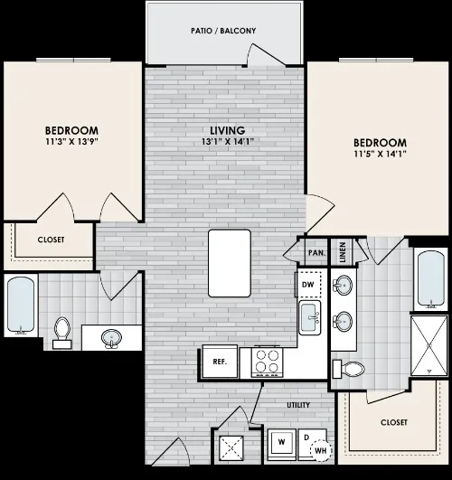 Reserve at Spring Creek Richardson floor plan 5