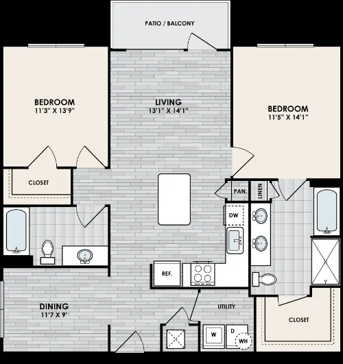 Reserve at Spring Creek Richardson floor plan 7