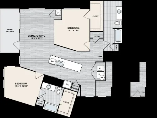 Reserve at Spring Creek Richardson floor plan 8