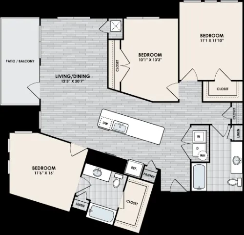 Reserve at Spring Creek Richardson floor plan 9
