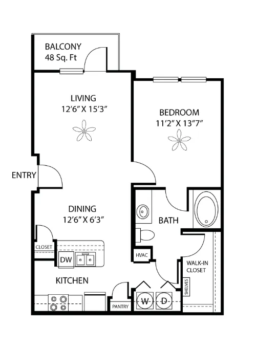 Resort at 925 Main floor plan 2