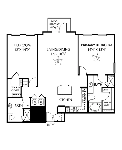 Resort at 925 Main floor plan 8