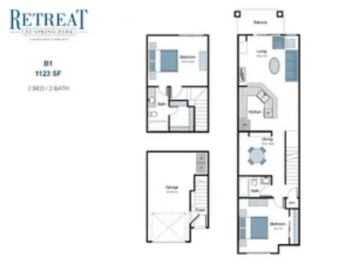 Retreat at Spring Park Garland FloorPlan 3