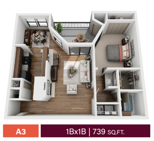 Ridgeview Place Irving Floorplan 3