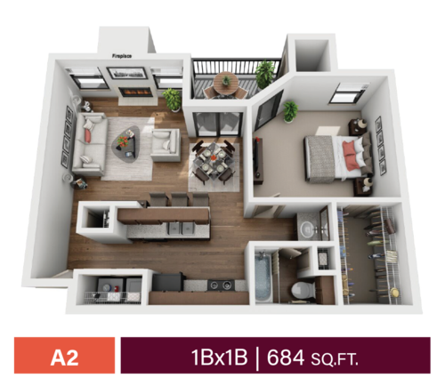 Ridgeview Place Irving Floorplan 4