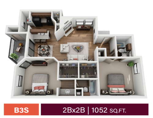 Ridgeview Place Irving Floorplan 7