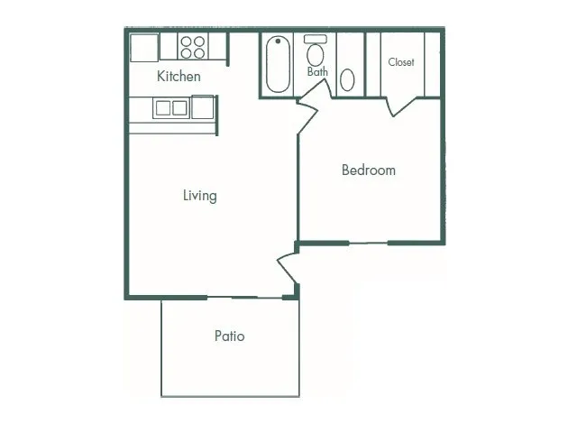 Rochelle Place Irving Floorplan 1