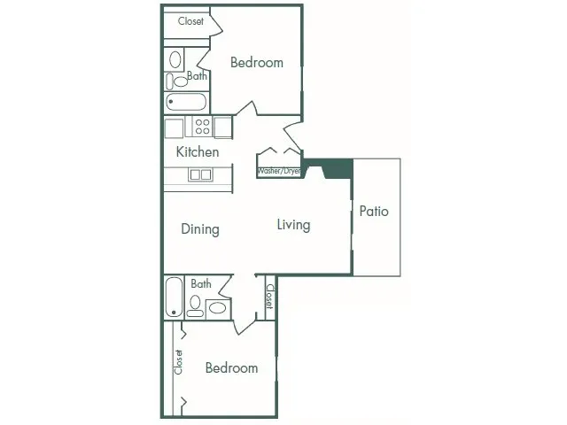 Rochelle Place Irving Floorplan 4