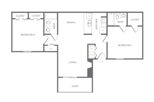 Rochelle Plaza Irving Floorplan 3