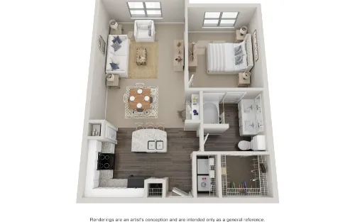 Rose Hill Apartments Lewisville FloorPlan 3