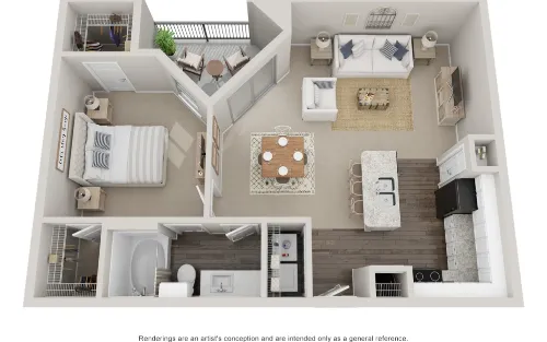 Rose Hill Apartments Lewisville FloorPlan 4