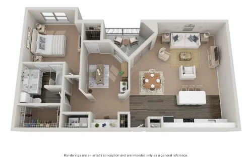 Rose Hill Apartments Lewisville FloorPlan 5