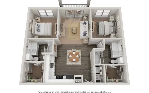 Rose Hill Apartments Lewisville FloorPlan 7