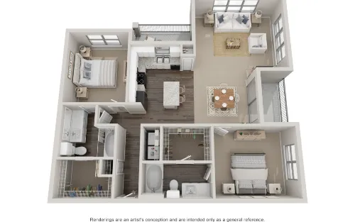 Rose Hill Apartments Lewisville FloorPlan 8