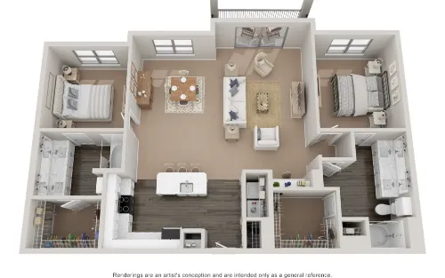 Rose Hill Apartments Lewisville FloorPlan 9