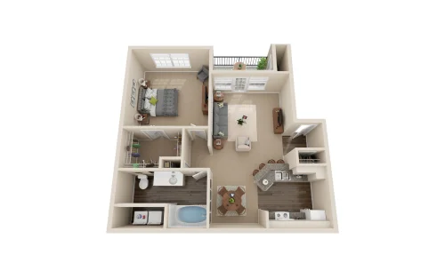 Royal St. Moritz Grapevine Floorplan 1