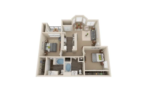 Royal St. Moritz Grapevine Floorplan 4