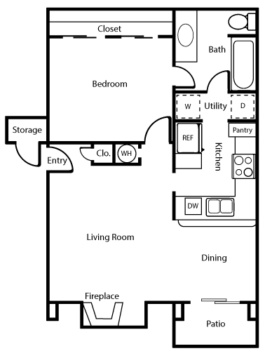 Sable Pointe Irving Floorplan 2
