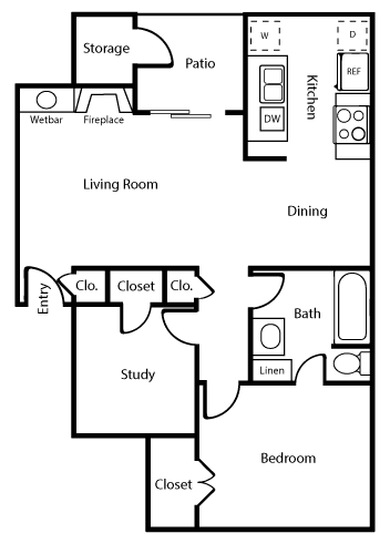 Sable Pointe Irving Floorplan 3