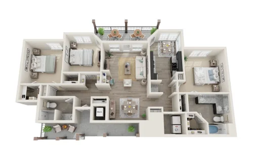 Saxon Woods McKinney Floorplan 10