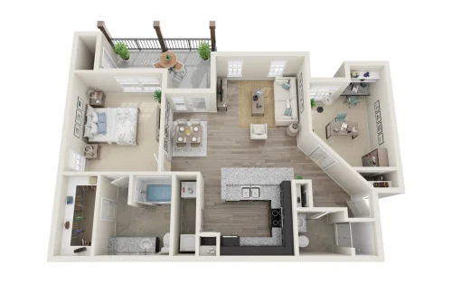 Saxon Woods McKinney Floorplan 5