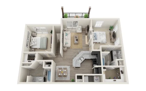 Saxon Woods McKinney Floorplan 6