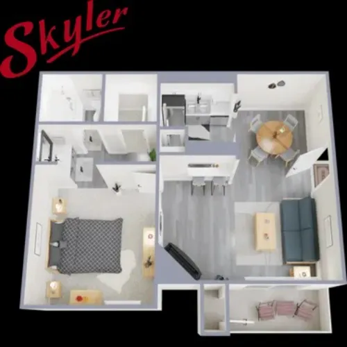 Skyler Apartments Irving FloorPlan 2