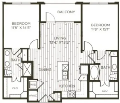 Station at Old Town Lewisville FloorPlan 12