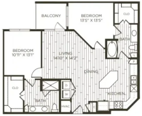 Station at Old Town Lewisville FloorPlan 13