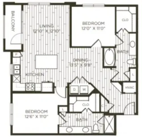 Station at Old Town Lewisville FloorPlan 14