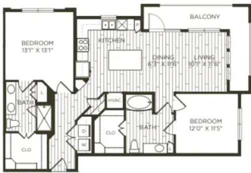 Station at Old Town Lewisville FloorPlan 15