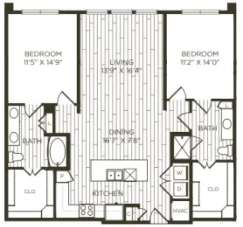 Station at Old Town Lewisville FloorPlan 16