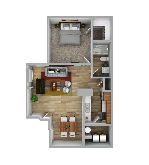 Stonegate Apartments McKinney Floorplan 1