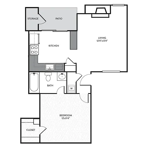 Summer Gate Irving Floorplan 1