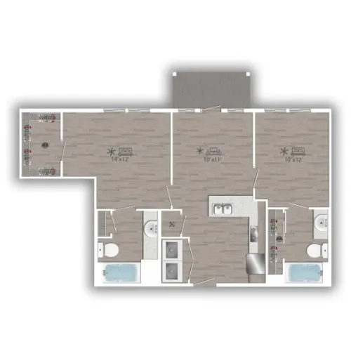 Tapestry at The Realm floor plan 16