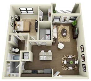 The Atlantic McKinney Ranch Floorplan 1