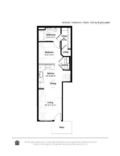 The Bradbury Grand Prairie FloorPlan 1