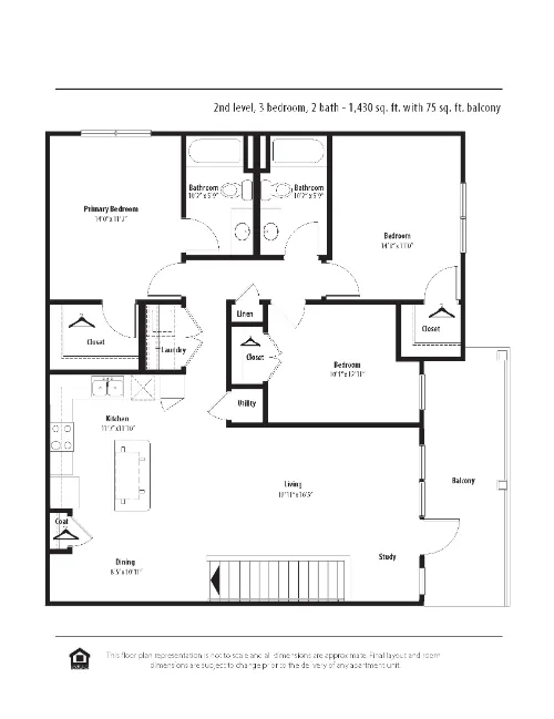 The Bradbury Grand Prairie FloorPlan 26
