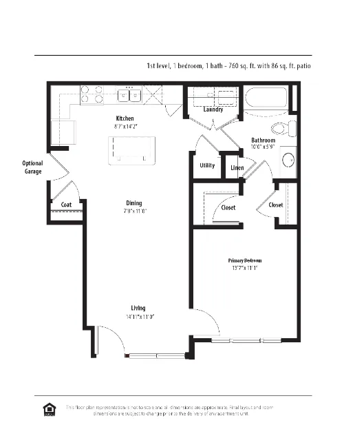 The Bradbury Grand Prairie FloorPlan 8