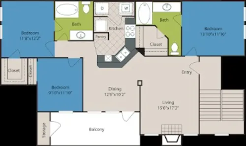 The Club at Riverchase Coppell Floorplan 10