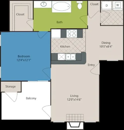 The Club at Riverchase Coppell Floorplan 3