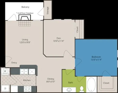 The Club at Riverchase Coppell Floorplan 4