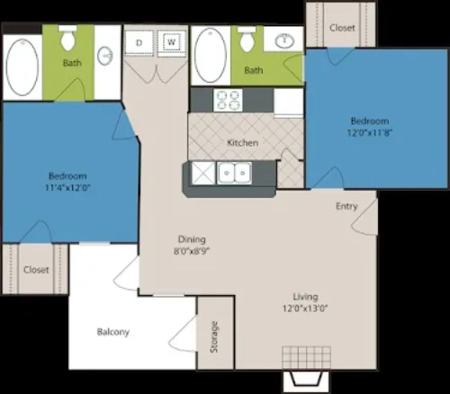 The Club at Riverchase Coppell Floorplan 5