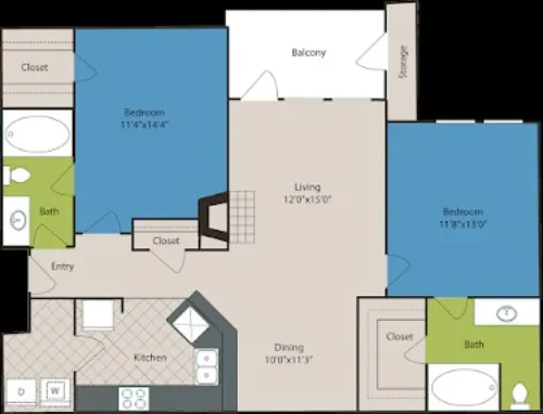 The Club at Riverchase Coppell Floorplan 8