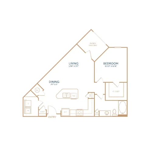 The Duvall Grand Prairie floor plan 3