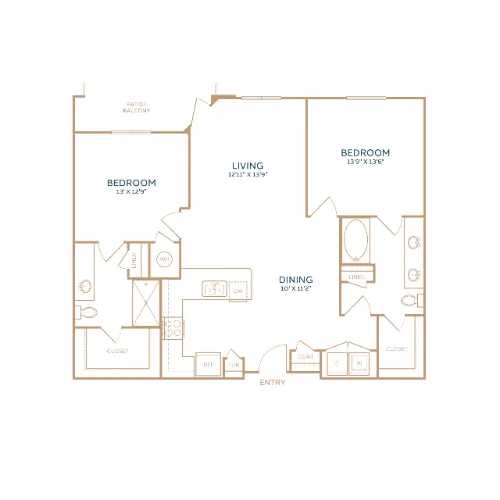 The Duvall Grand Prairie floor plan 8